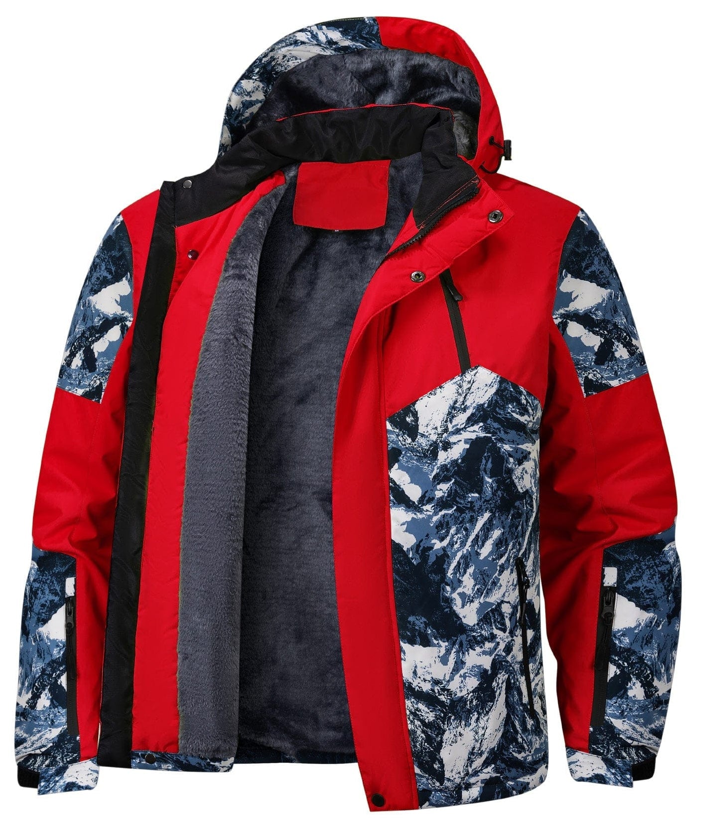 Frost Peak Jacket – Men's Insulated Winter Jacket – Glacier Print Puffer Cole Hampton