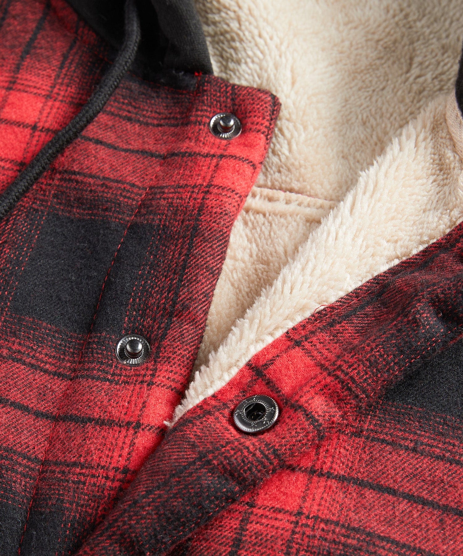 Summit Ridge Flannel Jacket – Men's Sherpa-Lined Flannel Jacket – Hooded Plaid Cole Hampton