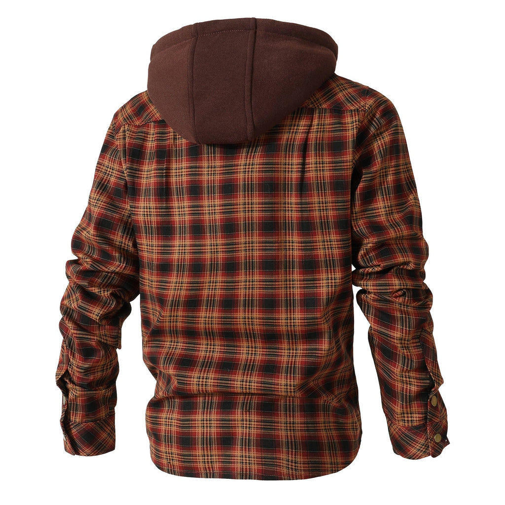 Hooded Flannel Jacket (4 Designs) Cole Hampton