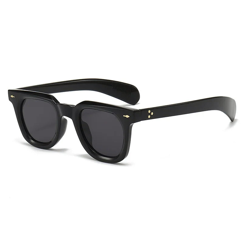 Retro Square Sunglasses with Thick Frames Cole Hampton