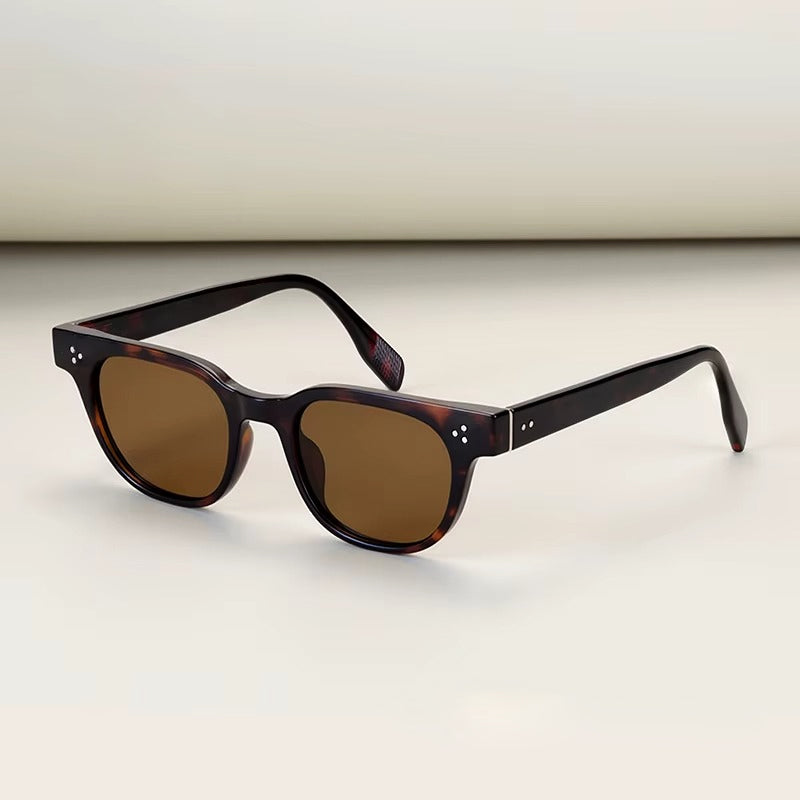 Retro Square Sunglasses with Clean Lines Cole Hampton