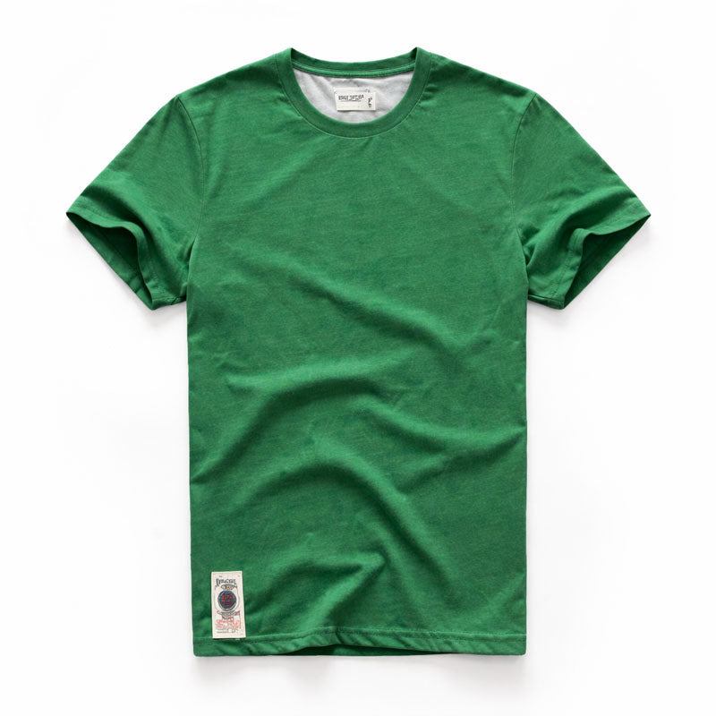 Roberto Russo Cotton Crew Neck T-Shirt Ash & Harbor