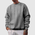 Roberto Russo Loose Jacquard Sweatshirt Ash & Harbor
