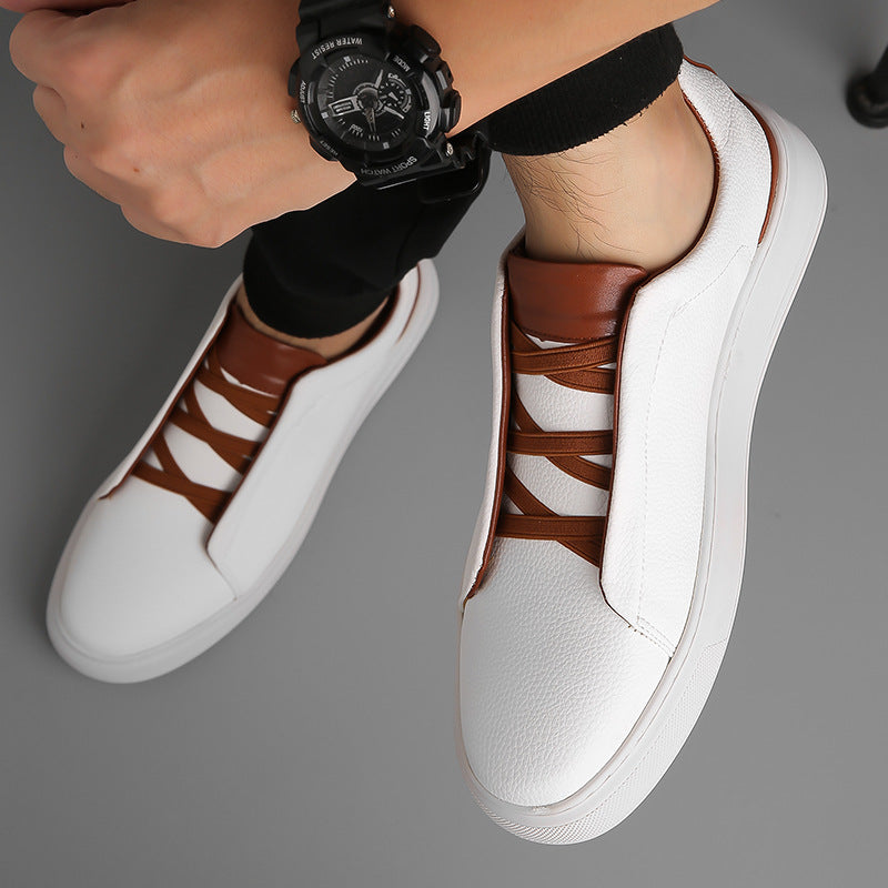 Roberto Russo Low-Top Sneakers with Elastic Lace Ash & Harbor