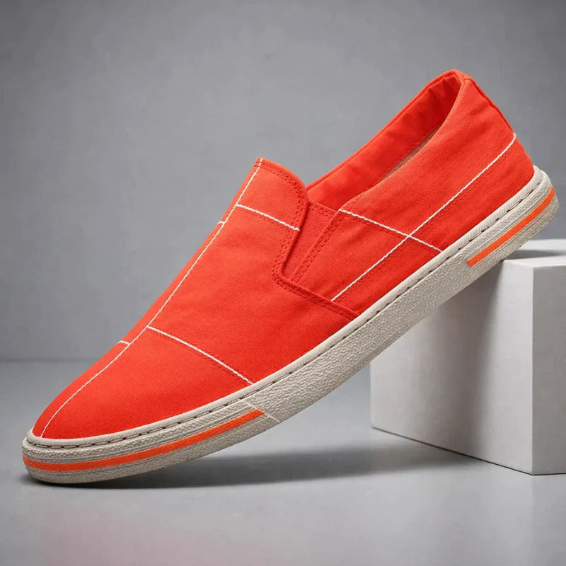Roberto Russo Slip-On Canvas Shoes Ash & Harbor