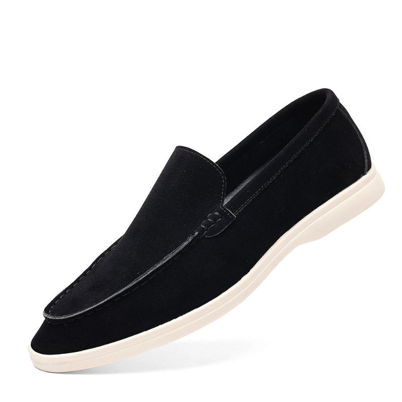 Roberto Russo Slip-On Loafers with Stitch Vamp Ash & Harbor