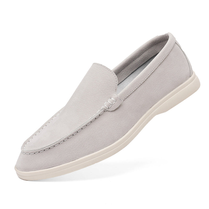 Roberto Russo Slip-On Loafers with Stitch Vamp Ash & Harbor