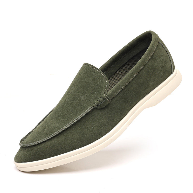 Roberto Russo Slip-On Loafers with Stitch Vamp Ash & Harbor