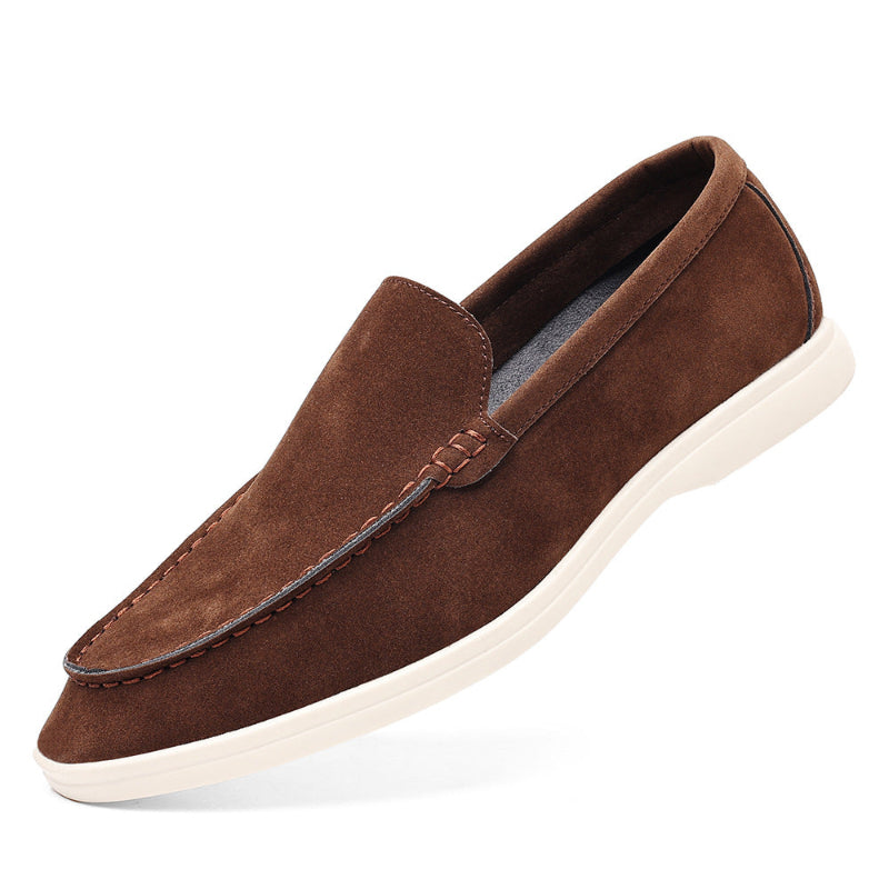 Roberto Russo Slip-On Loafers with Stitch Vamp Ash & Harbor