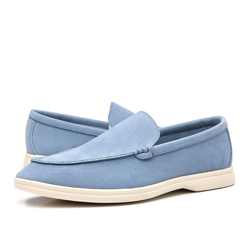 Roberto Russo Slip-On Loafers with Stitch Vamp Ash & Harbor