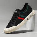 Roberto Russo Sneakers with Contrast Side Stripes Ash & Harbor