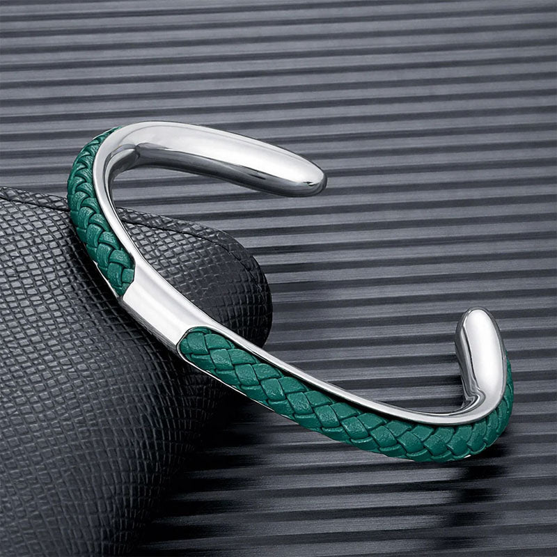 Roberto Russo Woven Cord Open Bracelet Cole Hampton