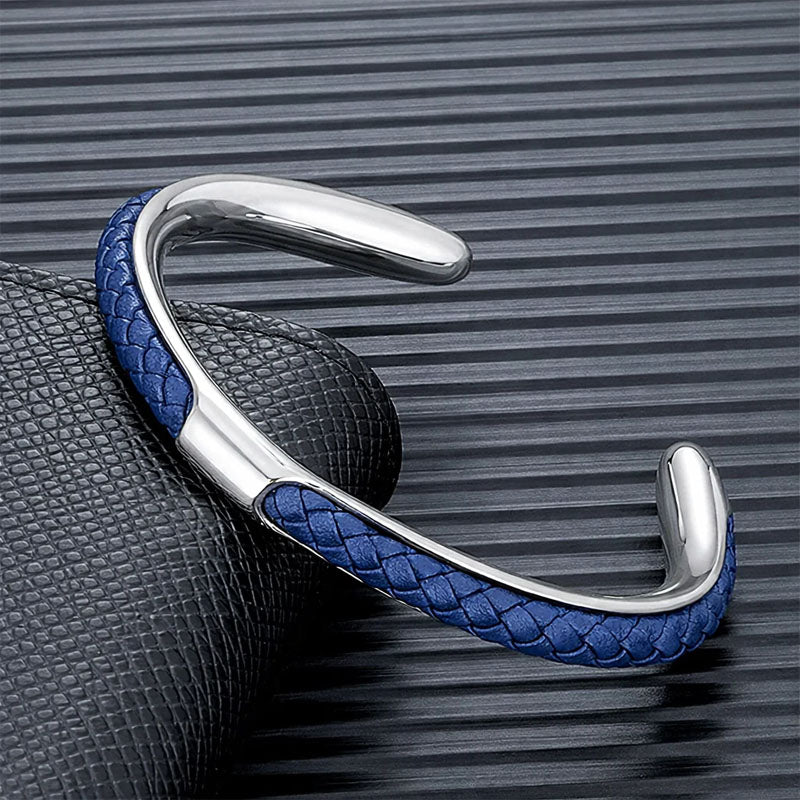 Roberto Russo Woven Cord Open Bracelet Cole Hampton