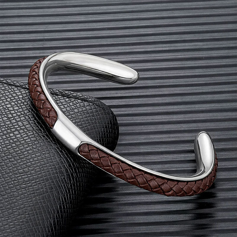 Roberto Russo Woven Cord Open Bracelet Cole Hampton