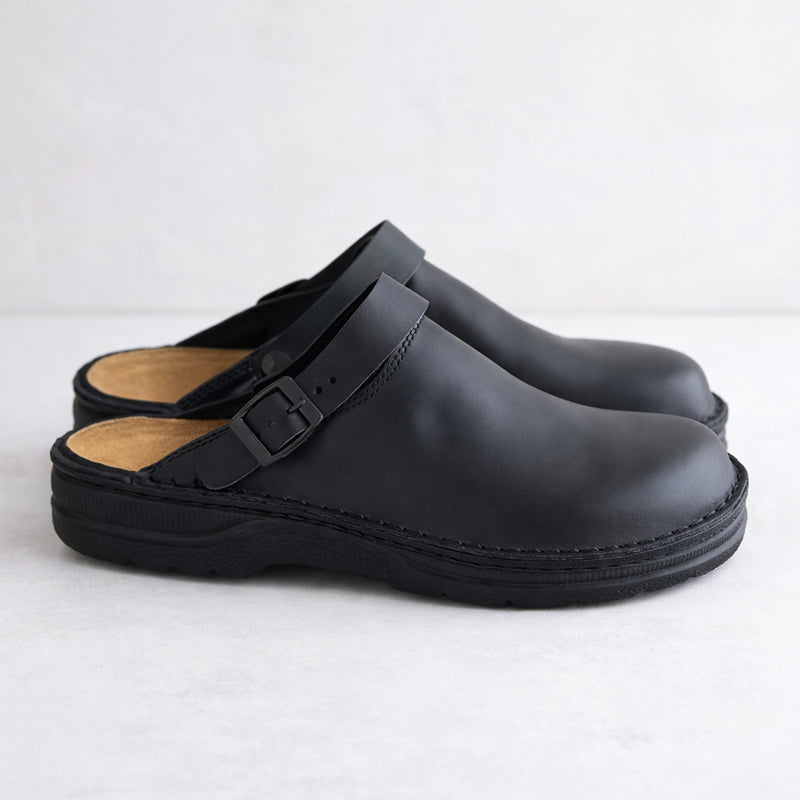 Roberto Russo Closed Clogs with Buckle Strap Ash & Harbor