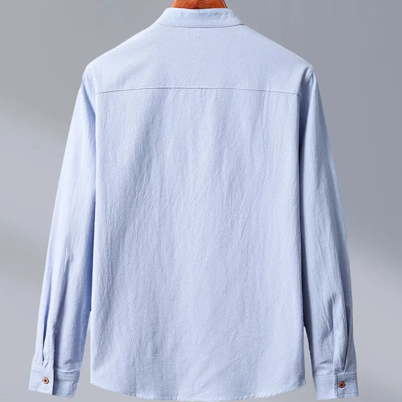 Roberto Russo Japanese Style Long Sleeve Shirt Ash & Harbor