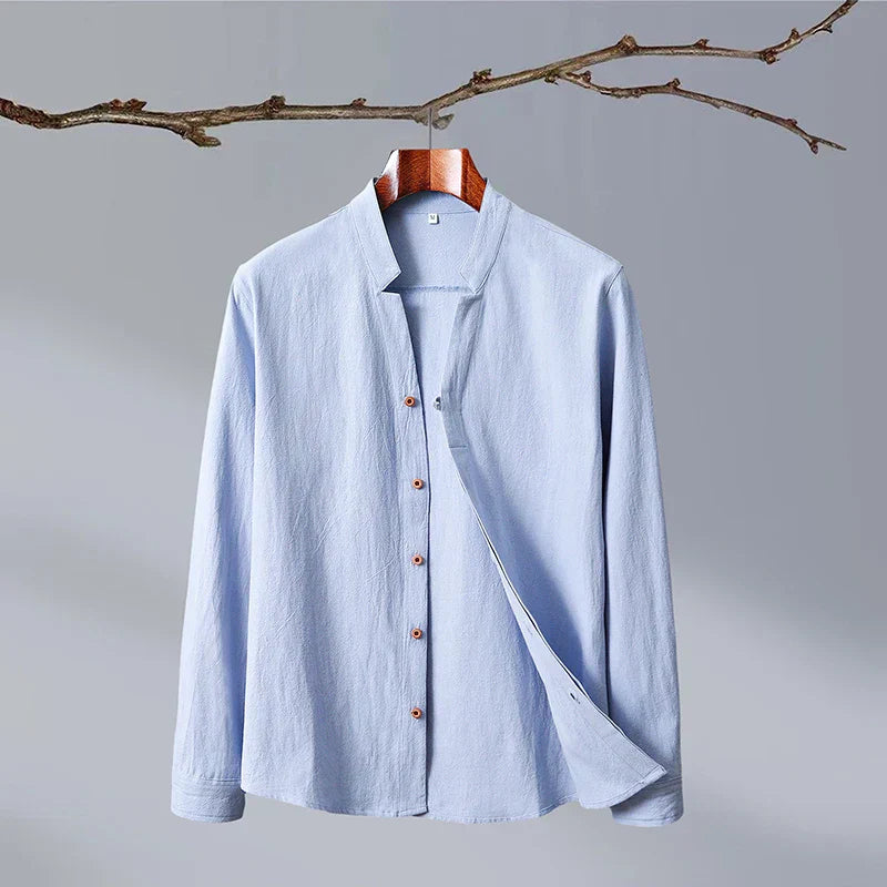 Roberto Russo Japanese Style Long Sleeve Shirt Ash & Harbor