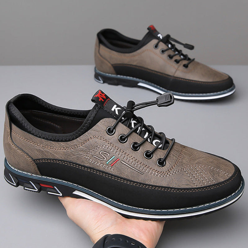 Roberto Russo Leather Lace-Up Shoes Ash & Harbor