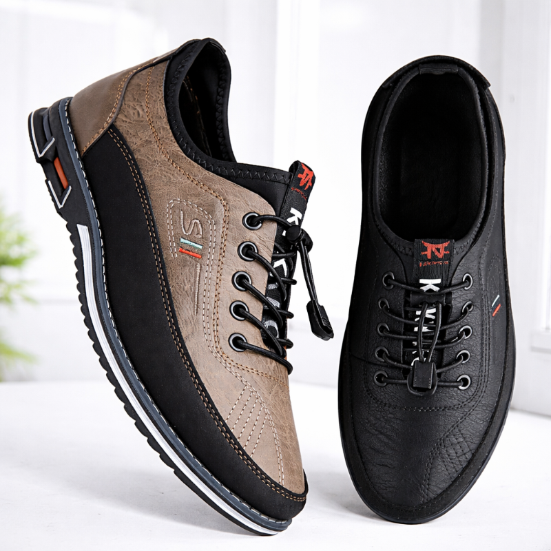 Roberto Russo Leather Lace-Up Shoes Ash & Harbor