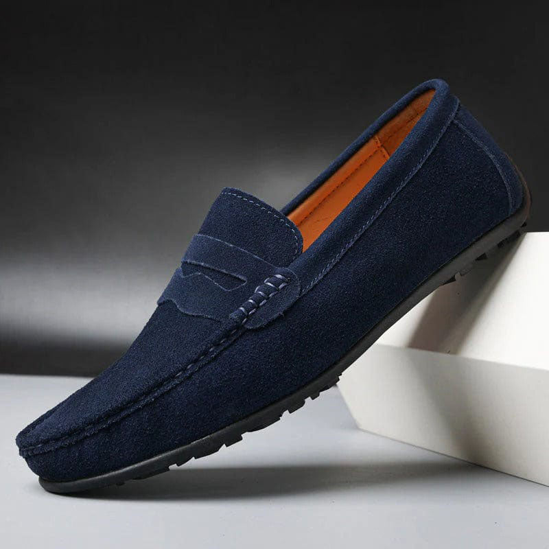 Roberto Russo Loafers with Moc Toe Stitching Ash & Harbor