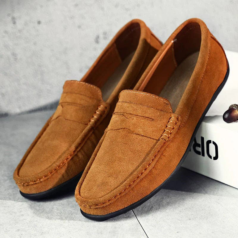 Roberto Russo Loafers with Moc Toe Stitching Ash & Harbor