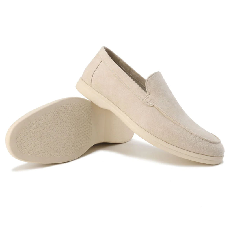 Roberto Russo Suede Moccasin Loafers Ash & Harbor
