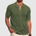 Roberto Russo Summer Knitted Shirt Ash & Harbor