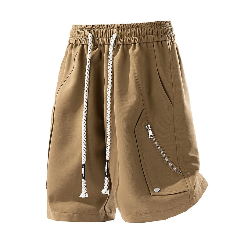 Roberto Russo Utility Shorts with Zip Pockets Ash & Harbor