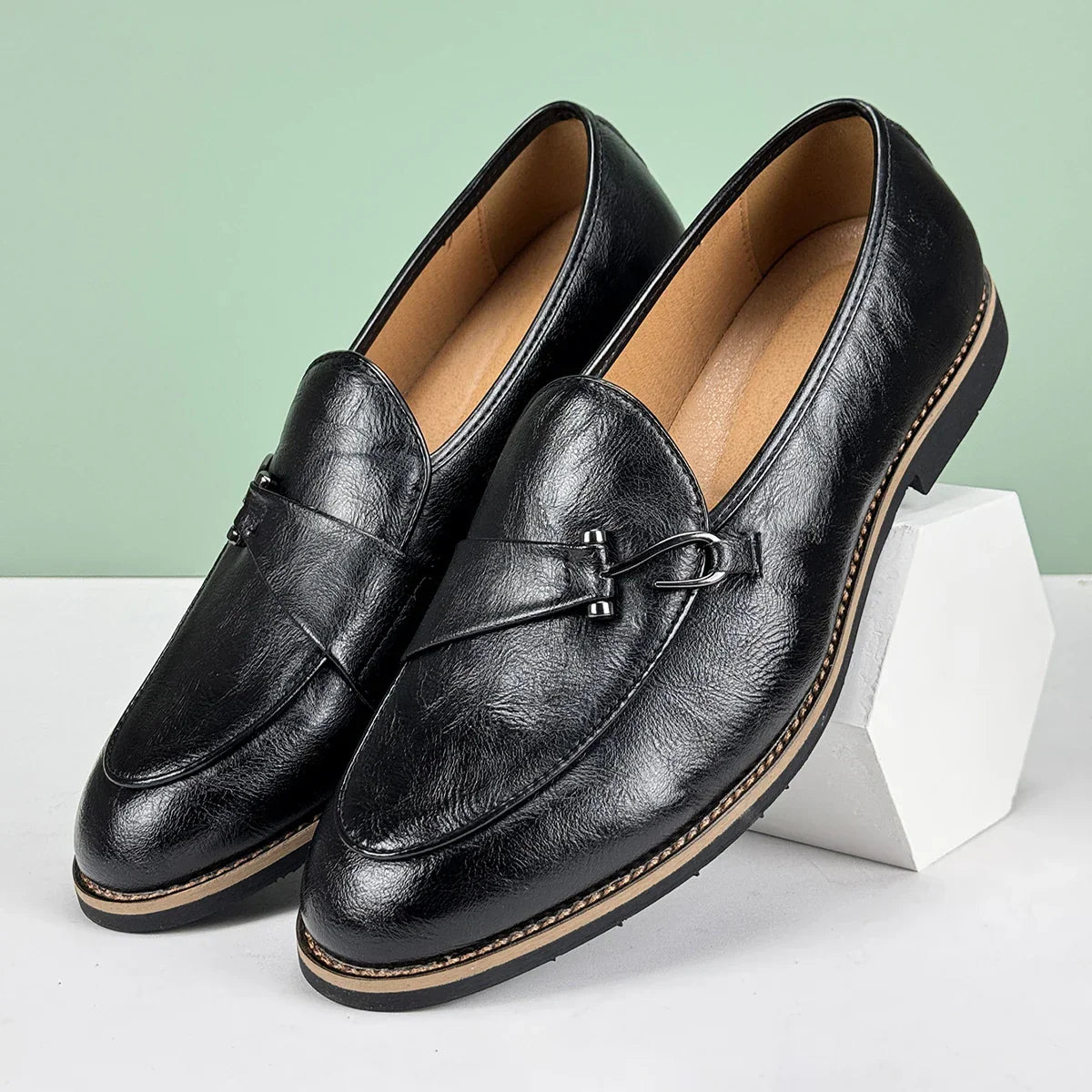Pelle D'Oro Leather Loafers