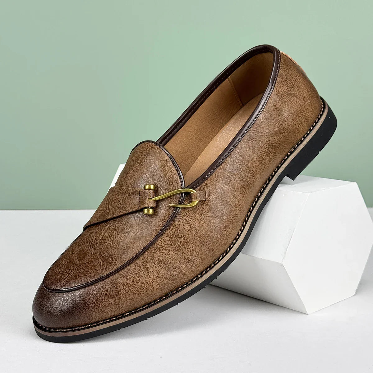 Pelle D'Oro Leather Loafers