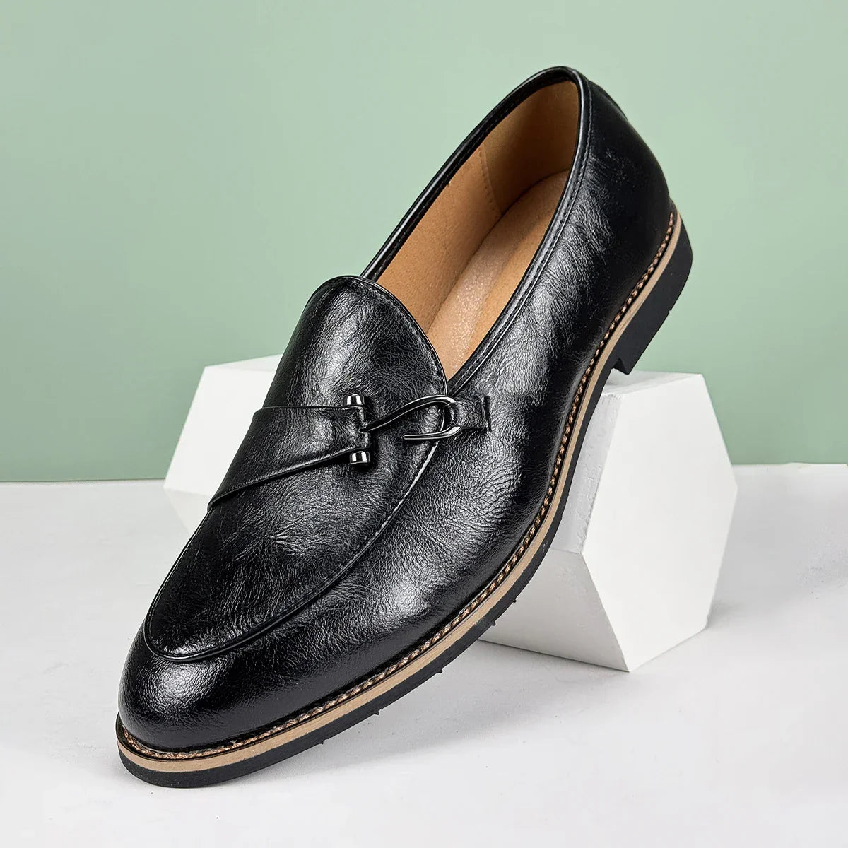 Pelle D'Oro Leather Loafers
