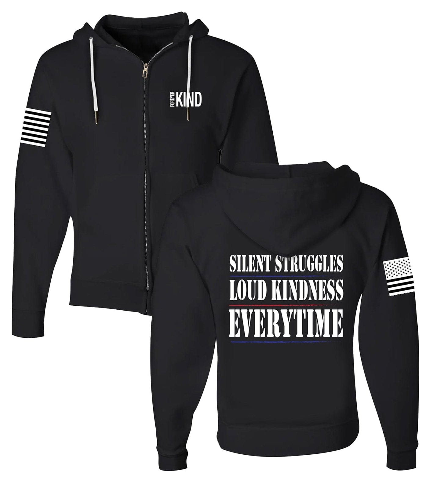 Patriot Hoodie – Men's Heavyweight Graphic Fleece Hoodie – Oversized Statement Cole Hampton
