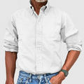 Perry | Men's Vintage Wash Cotton Button Down Shirt Cole Hampton