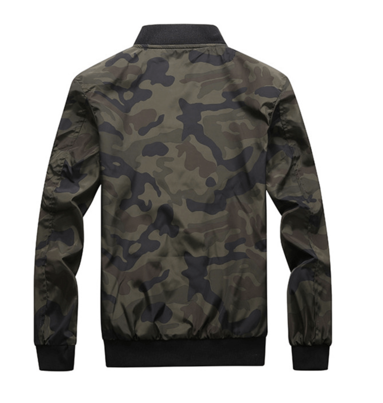 Stealth Jacket – Men's Windbreaker Bomber – Rib-Knit Collar Lightweight Cole Hampton
