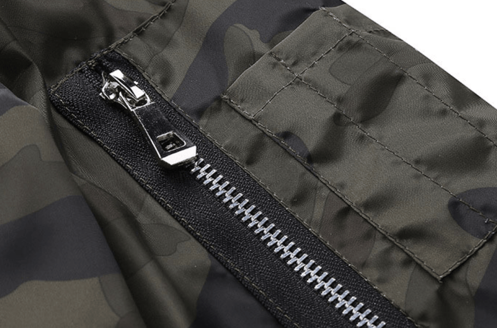 Stealth Jacket – Men's Windbreaker Bomber – Rib-Knit Collar Lightweight Cole Hampton