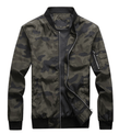Stealth Jacket – Men's Windbreaker Bomber – Rib-Knit Collar Lightweight Cole Hampton