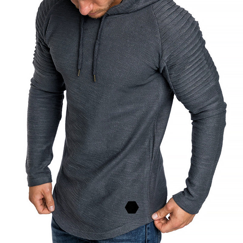 Slim Fit Autumn Casual Hoodie for Men Ash & Harbor