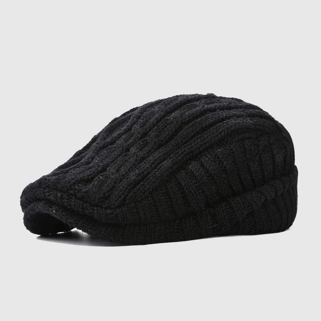 Cable Knit Cap with Fleece Lining Cole Hampton