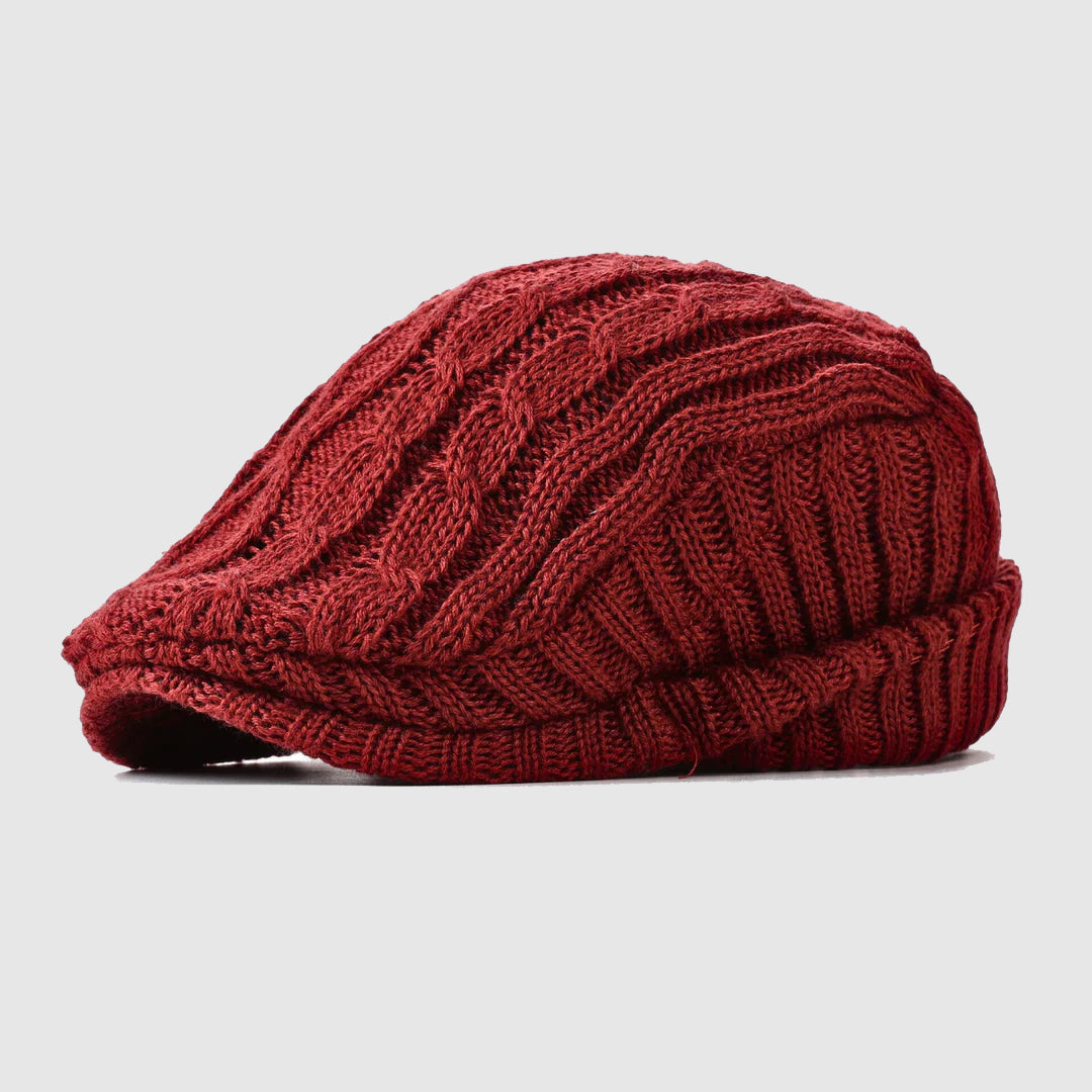 Cable Knit Cap with Fleece Lining Cole Hampton