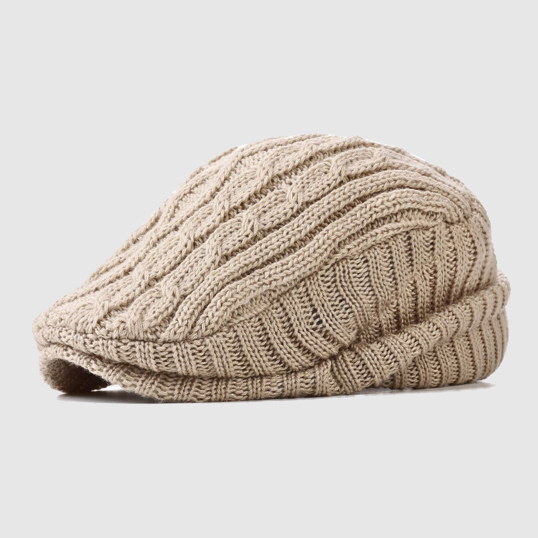 Cable Knit Cap with Fleece Lining Cole Hampton