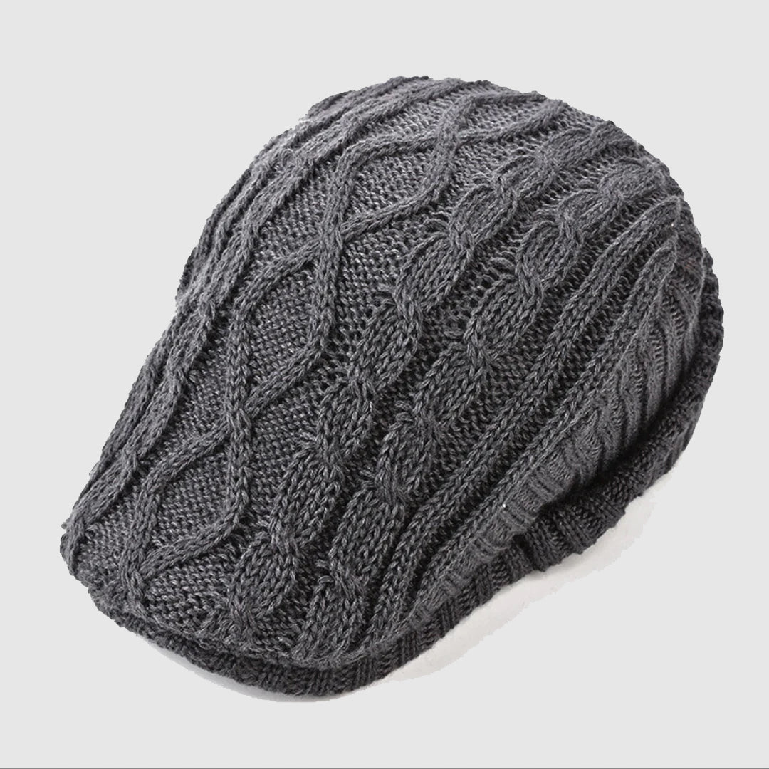 Cable Knit Cap with Fleece Lining Cole Hampton