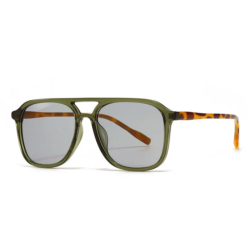 Soft Square Sunglasses with Double Bridge Cole Hampton