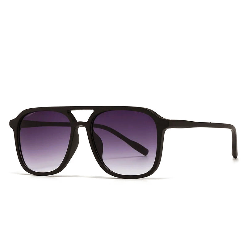 Soft Square Sunglasses with Double Bridge Cole Hampton