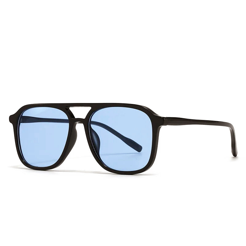 Soft Square Sunglasses with Double Bridge Cole Hampton