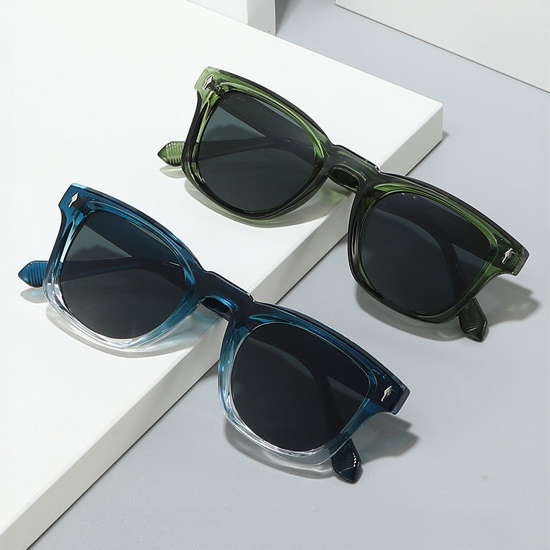 Square Frame Sunglasses with Tinted Lenses Cole Hampton