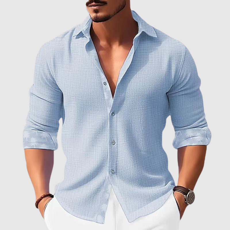Theodore Willow Adriatic Casual Shirt Ash & Harbor