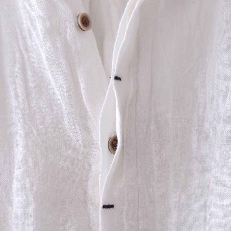 Theodore Willow Bologna Linen Shirt Ash & Harbor