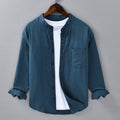 Theodore Willow Casual Linen Shirt Ash & Harbor