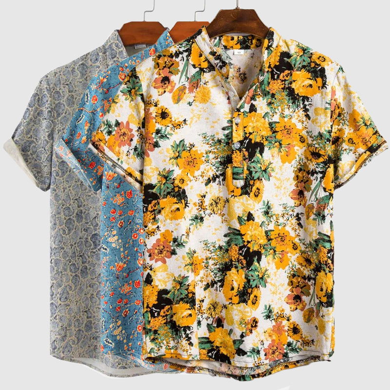 Theodore Willow Coastal Bliss Shirt Ash & Harbor