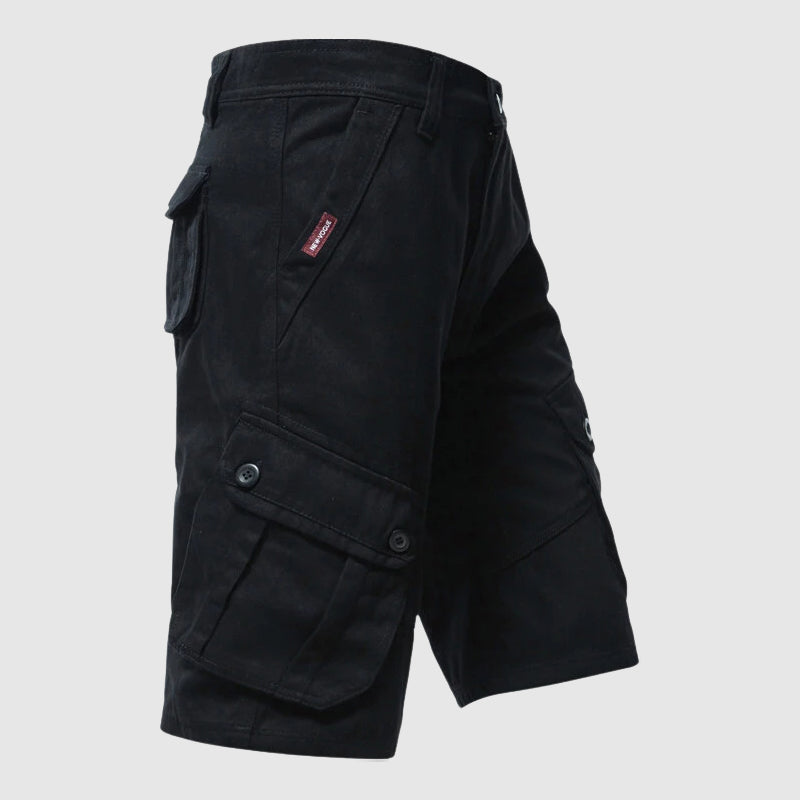 Theodore Willow Cotton Cargo Shorts Ash & Harbor